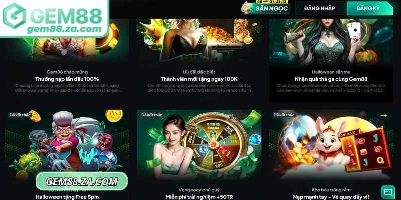 Bật mí các bước hướng dẫn nhận khuyến mãi GEM88